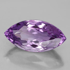 Ametista violeta natural 9,72ct, marquise, VVS