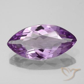 4.24ct Natural Violeta Rosado Médio Ametista, Marquesa, VS