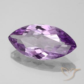 Ametista Violeta Rosado Médio Natural 4.24ct, Marquesa, VS