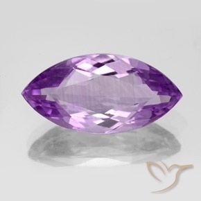 6.53ct Natural Violeta Púrpura Médio Ametista, Marquesa, VS