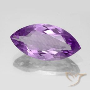 Ametista Violeta Púrpura Médio Natural 6.53ct, Marquesa, VS