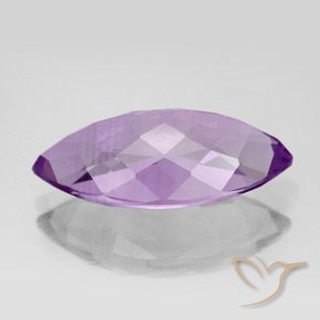 Ametista Violeta Púrpura Médio Natural 6.53ct, Marquesa, VS