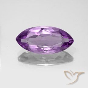 3.94ct Natural Violeta Púrpura Médio Ametista, Marquesa, VS