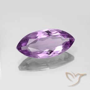 Ametista Violeta Púrpura Médio Natural 3.94ct, Marquesa, VS