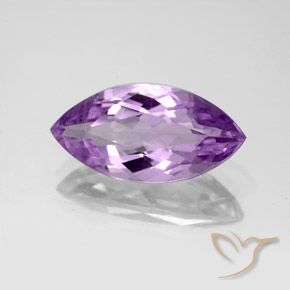 Ametista Violeta Púrpura Natural 4.32ct, Marquesa, VS-SI