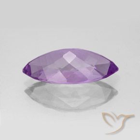 Ametista Violeta Púrpura Natural 4.32ct, Marquesa, VS-SI