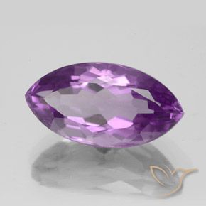 Ametista Violeta Púrpura Natural 5.52ct, Marquesa, VS