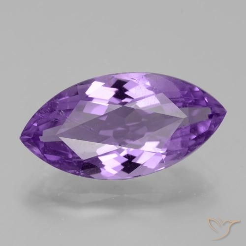 5.15ct Natural Violeta médio Ametista, Marquesa, VS-SI