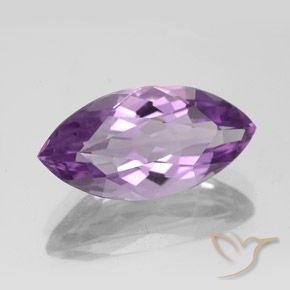 Ametista Violeta Púrpura Natural 4.57ct, Marquesa, VVS-VS