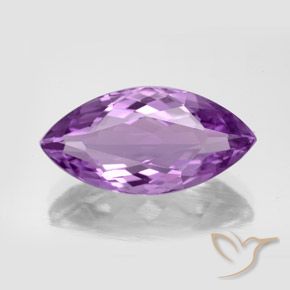 7.16ct Natural Violeta Púrpura Médio Ametista, Marquesa, VVS-VS