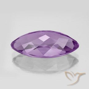 Ametista Violeta Púrpura Médio Natural 7.16ct, Marquesa, VVS-VS