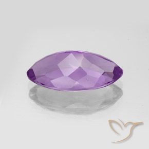 Ametista Violeta Púrpura Médio Natural 5.72ct, Marquesa, VS-SI