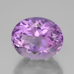 Ametista violeta natural 5,84ct, corte oval, VS