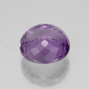 Ametista violeta natural 5,13ct, corte redondo, VS