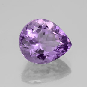 Ametista Tolet Natural 4.45ct, Formato de pêra, VVS-VS