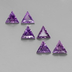 Pedras preciosas de ametista violeta natural de  ct, trillion, VS