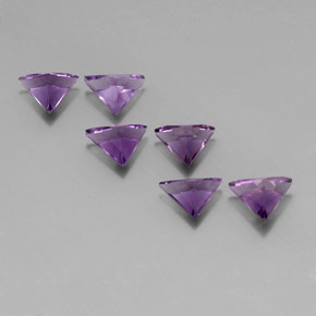 Pedras preciosas de ametista violeta natural de  ct, trillion, VS