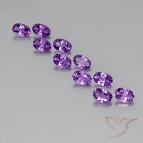 4.01ctw Natural Violeta Púrpura Ametista, oval, VVS-VS