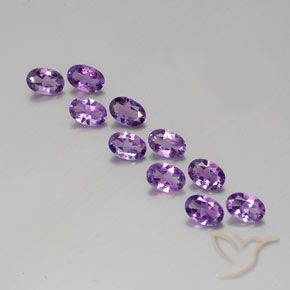 3.64ctw Natural Violeta rosado Ametista, oval, VVS-VS