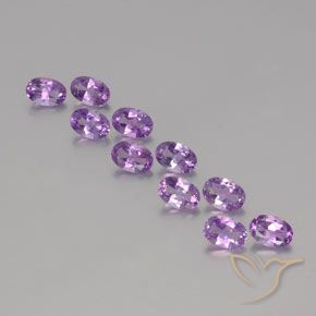 3.87ctw Natural Violeta Rosado Médio Ametista, oval, VVS-VS