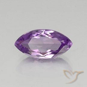 Ametista Violeta médio Natural 6.66ct, Marquesa, VVS