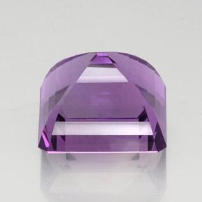Ametista Violeta rosado Natural 23.58ct, Corte Esmeralda, VVS