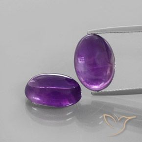 13.00ctw Natural Violeta médio Ametista, oval, Transparente