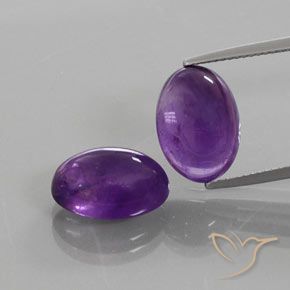13.44ctw Natural Violeta Intenso Ametista, oval, Transparente