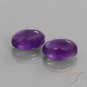 Pedras preciosas de Ametista Violeta Intenso natural de 13.44 ct, oval, Transparente