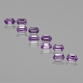 Pedras preciosas de Ametista Violeta médio natural de 5.33 ct, Forma extravagante, VS