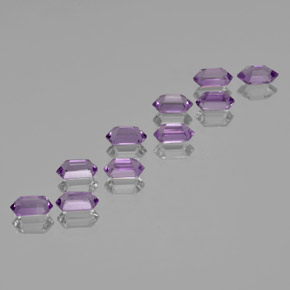 Pedras preciosas de Ametista Violeta médio natural de 5.33 ct, Forma extravagante, VS
