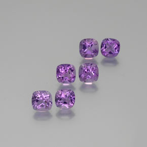 Pedras preciosas de Ametista Tolet natural de  ct, Almofada cortada, VS