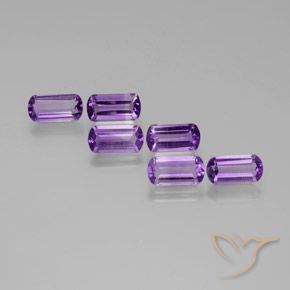 Pedras preciosas de Ametista Violeta médio natural de 5.95 ct, Forma extravagante, VS