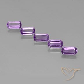 4.90ctw Natural Violeta Púrpura Ametista, Chique, VS