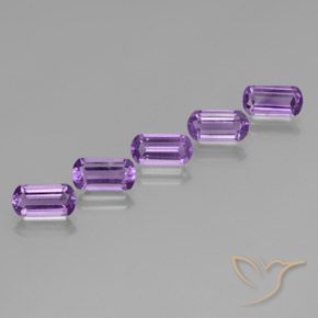Pedras preciosas de Ametista Violeta Rosado Profundo natural de 5.30 ct, Chique, VS