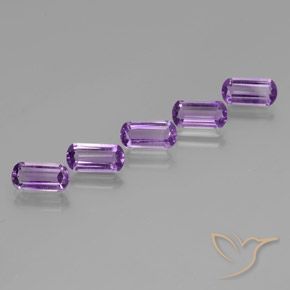 Pedras preciosas de Ametista Violeta Púrpura Profundo natural de 5.05 ct, Chique, VS