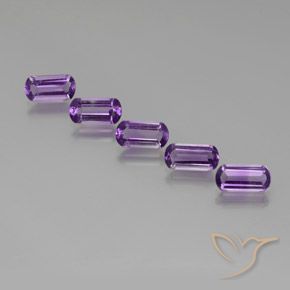 5.09ctw Natural Violeta arroxeado médio-escuro Ametista, Chique, VS