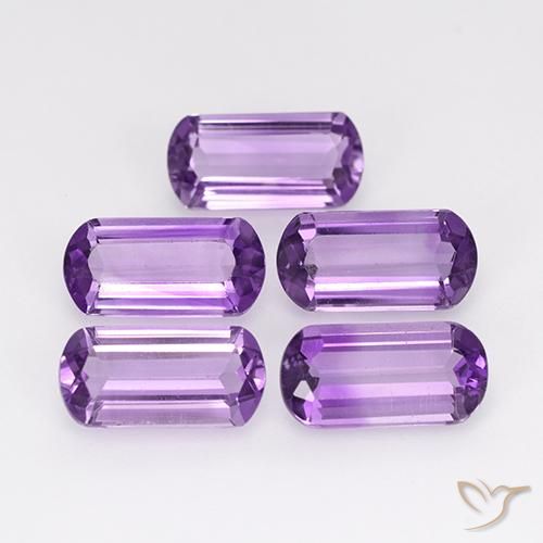 4.92ctw Natural Violeta Púrpura Profundo Ametista, Chique, VS