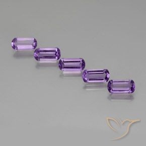 4.97ctw Natural Violeta Púrpura Profundo Ametista, Chique, VS