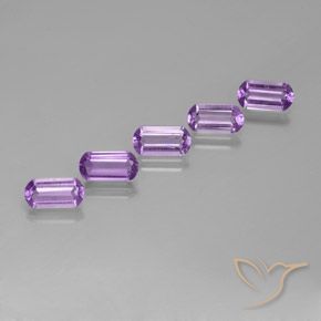 Pedras preciosas de Ametista Violeta Púrpura natural de 4.70 ct, Chique, VS