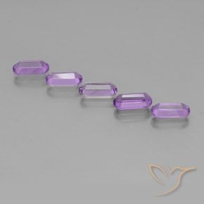 Pedras preciosas de Ametista Violeta Púrpura natural de 4.70 ct, Chique, VS