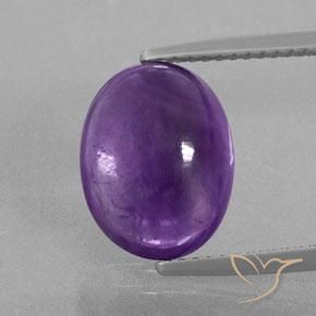 5.10ct Natural Violeta Profundo Ametista, oval, Transparente/Translúcido