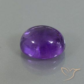 Ametista Violeta médio Natural 3.74ct, oval, Transparente/Translúcido