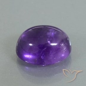 Ametista Violeta médio Natural 3.56ct, oval, Transparente/Translúcido