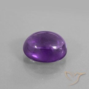 Ametista Violeta Púrpura Profundo Natural 3.79ct, oval, Transparente/Translúcido