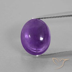 4.27ct Natural Violeta Púrpura Ametista, oval, Transparente/Translúcido