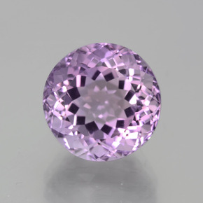 Ametista violeta natural 6,97ct, corte redondo, VVS-VS