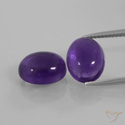 6.90ctw Natural Violeta médio Ametista, oval, Transparente