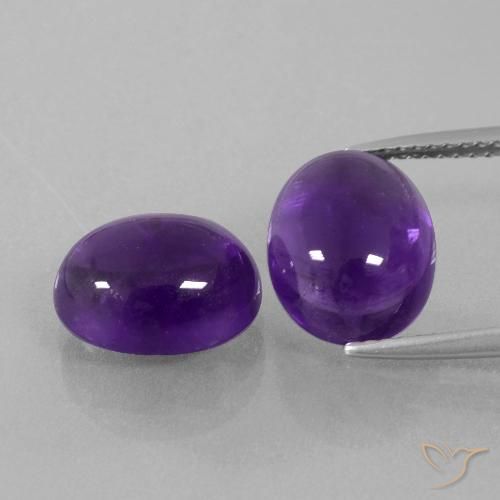 8.09ctw Natural Violeta médio Ametista, oval, Transparente, Photo A