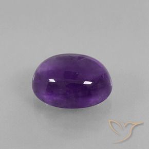 Ametista Violeta Médio-claro Natural 3.85ct, oval, Transparente